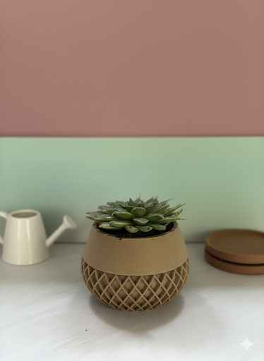 Succulent Planter – Compact Round